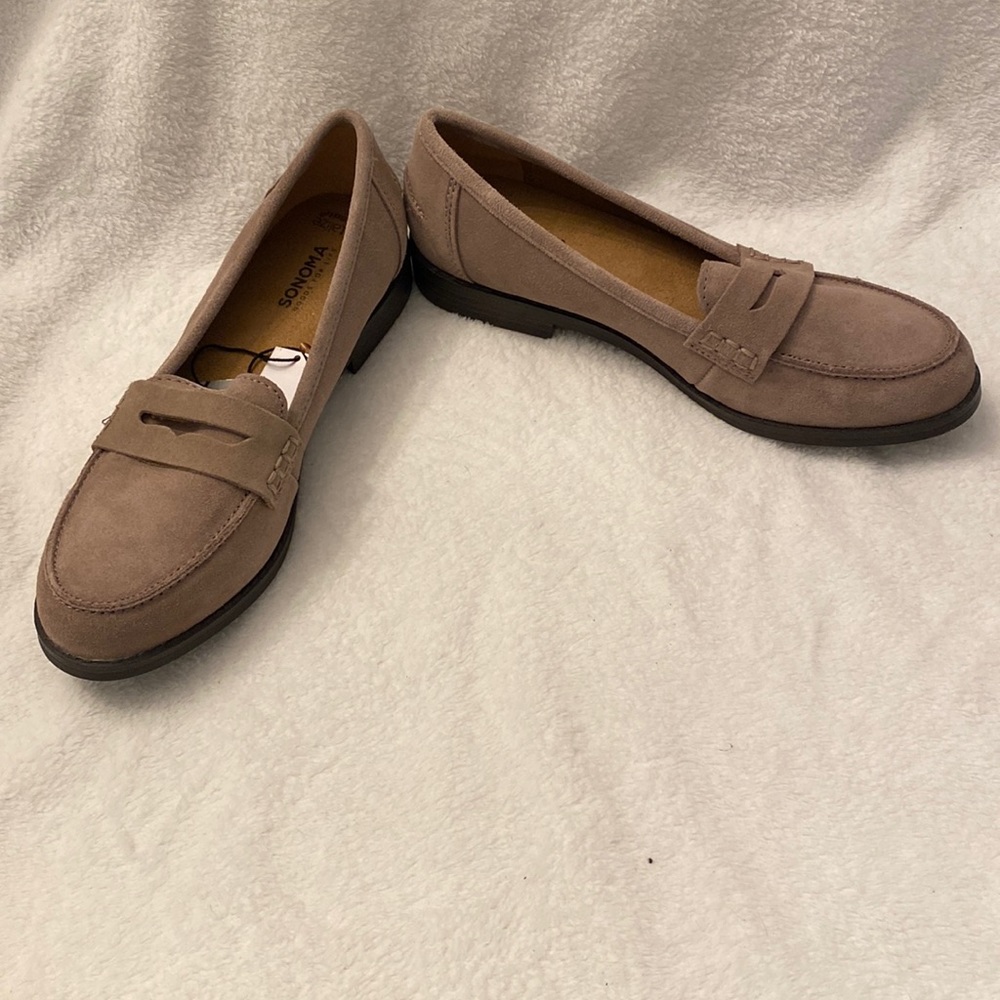 Sonoma suede penny loafers size 8